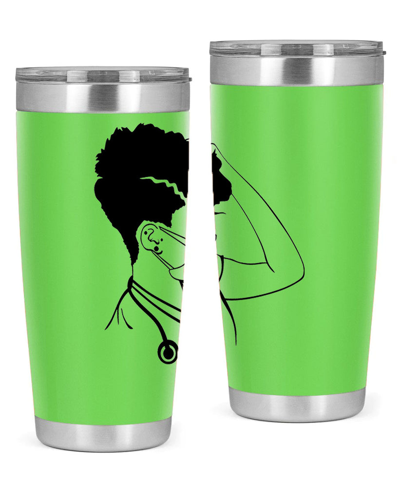 black nurse 3#- women-girls- Tumbler