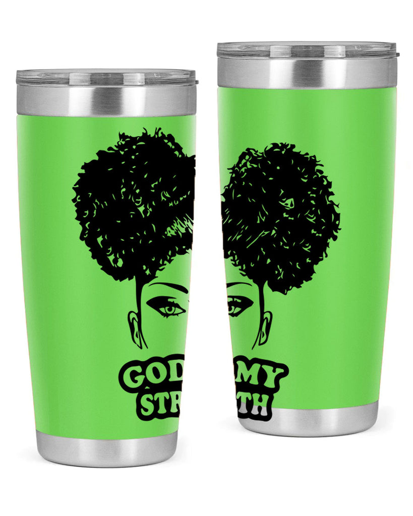 god is my strength 2#- women-girls- Tumbler