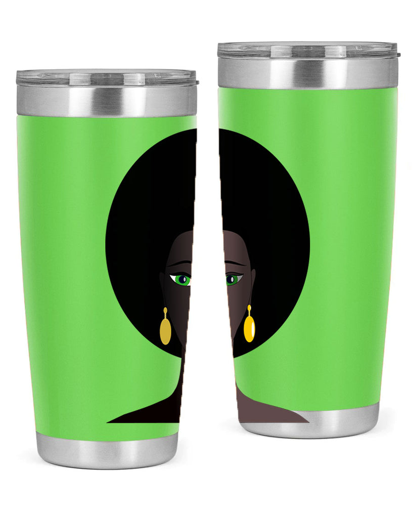 machovka black woman with green eyes 27#- women-girls- Tumbler