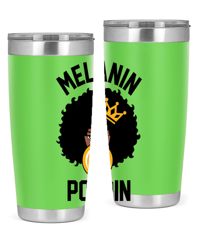 melanin poppin afro girl 25#- women-girls- Tumbler