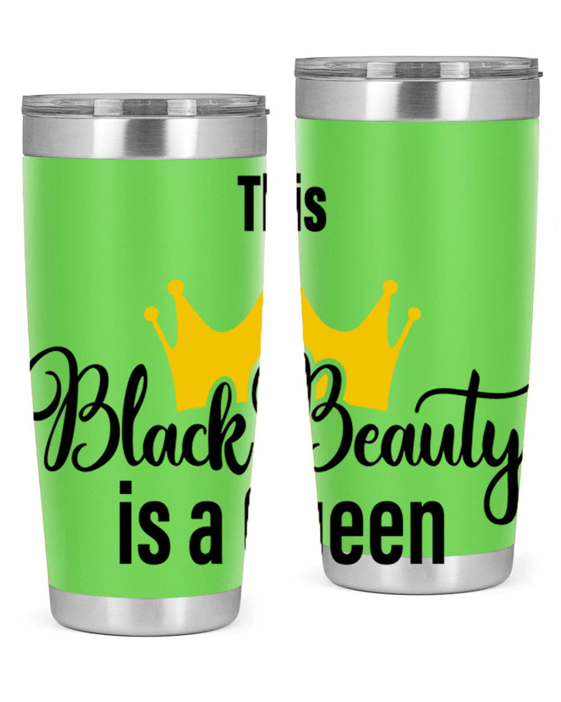 this black beauty is a queen Style 3#- women-girls- Tumbler