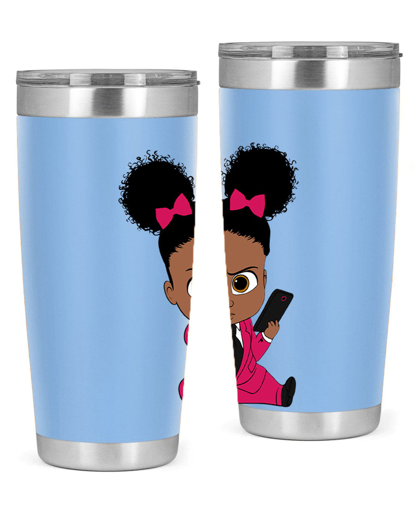 Black girl style 3#- women-girls- Tumbler