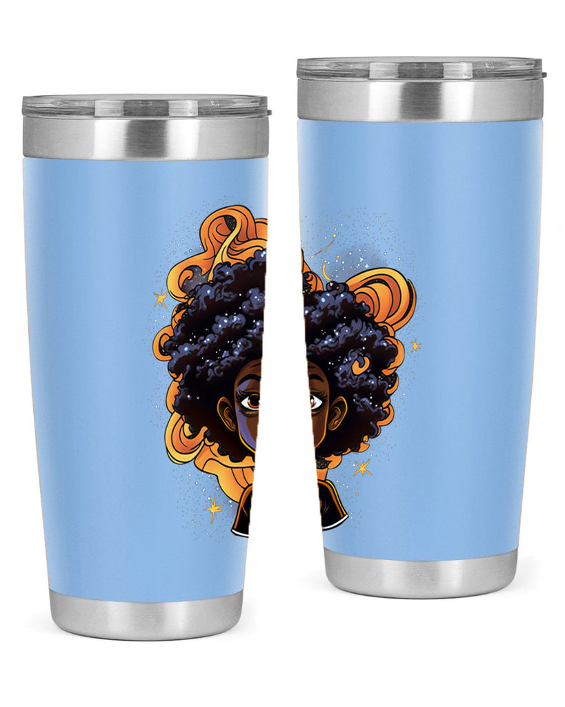 Sparkling Black Girl Design 12#- women-girls- Tumbler