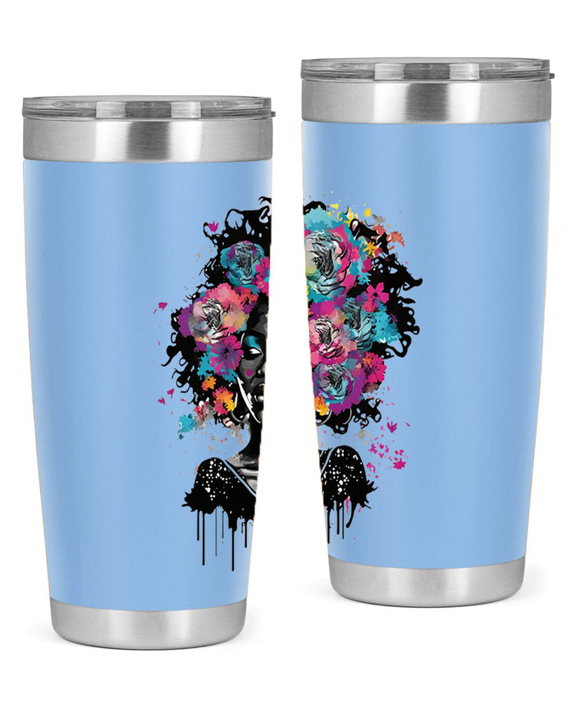 Sparkling Black Girl Design 17#- women-girls- Tumbler