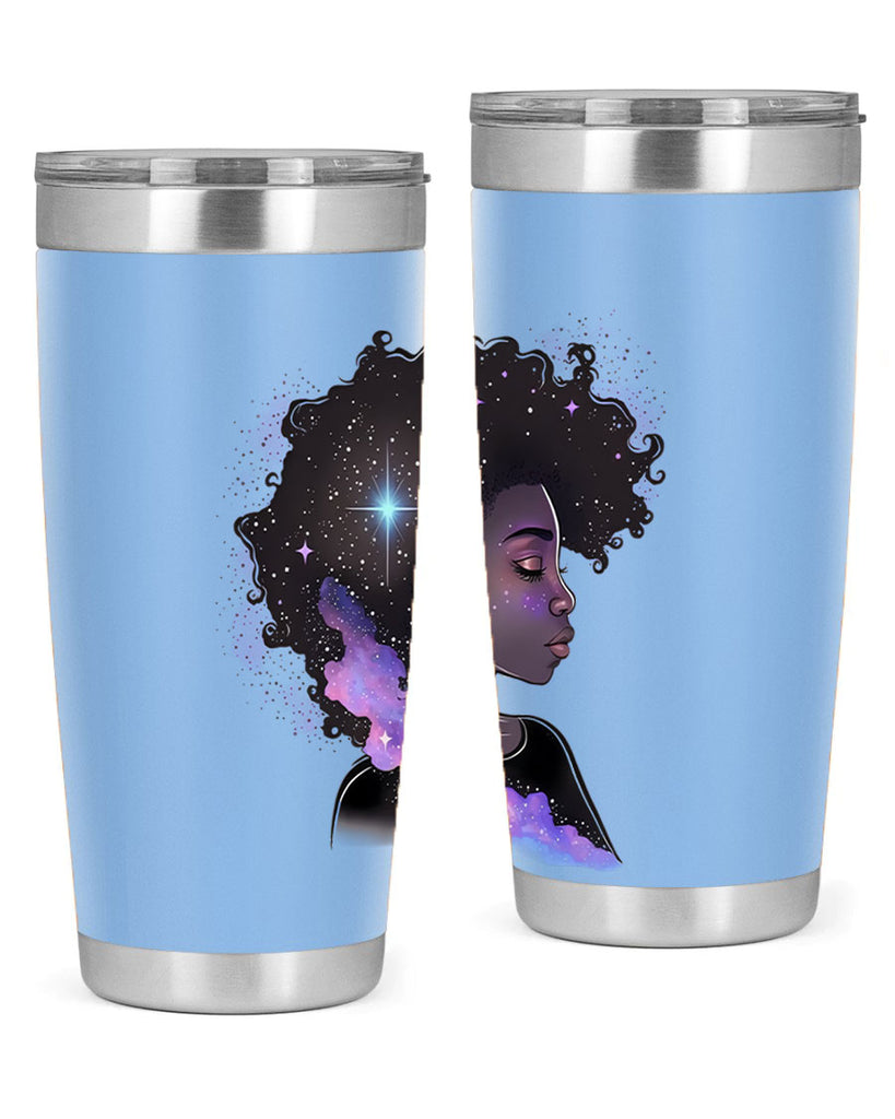Sparkling Black Girl Design 4#- women-girls- Tumbler
