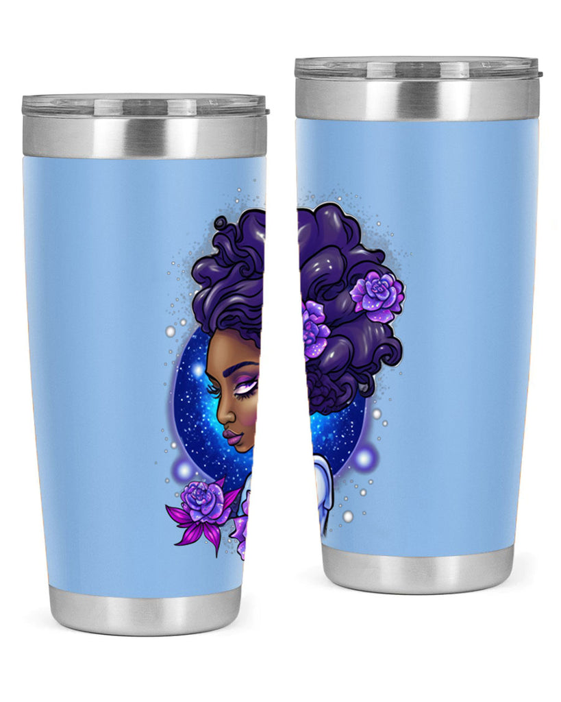 Sparkling Black Girl Design 7#- women-girls- Tumbler
