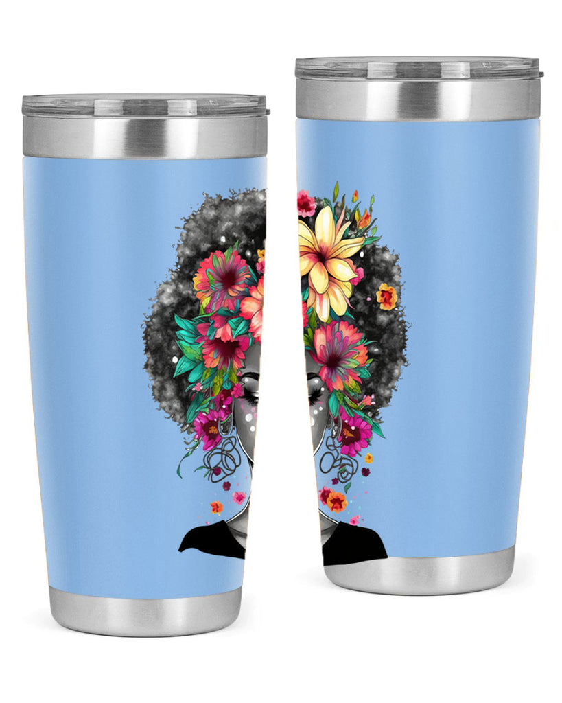 Sparkling Black Girl Design 9#- women-girls- Tumbler