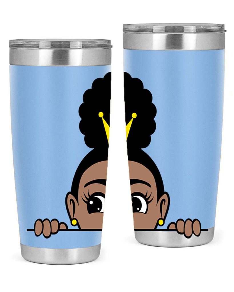 afro puff crown girl 2#- women-girls- Tumbler