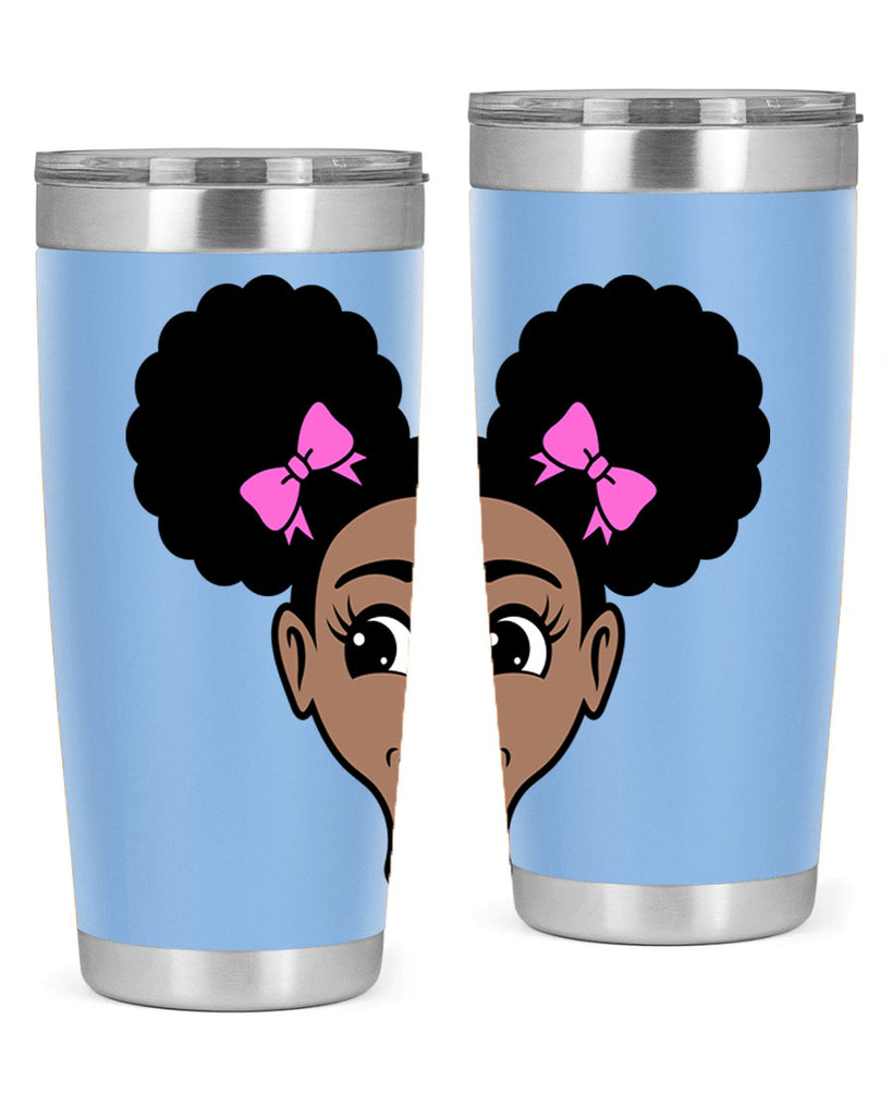 afro puffs girl 76#- women-girls- Tumbler