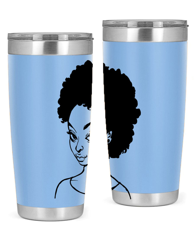 afro woman girl lady 68#- women-girls- Tumbler