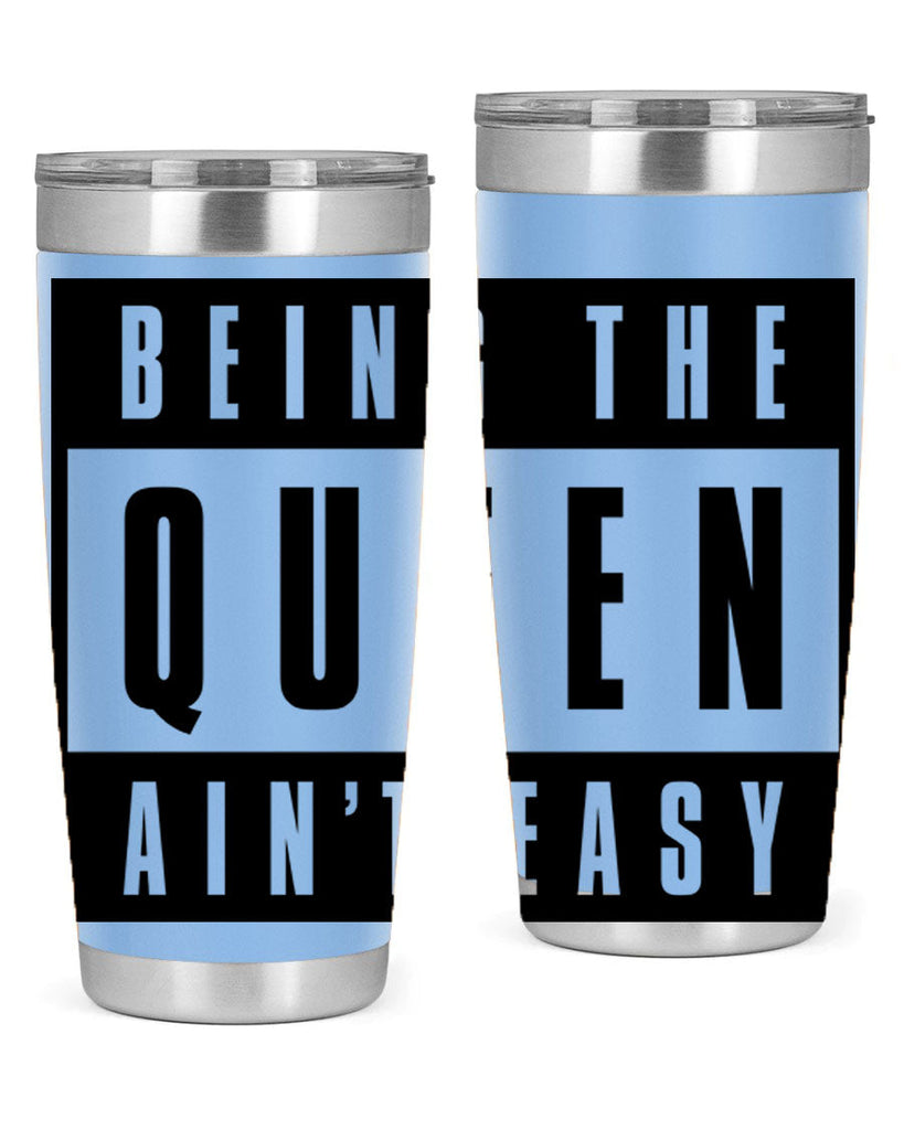 being the queen aint easy 258#- black words phrases- Cotton Tank