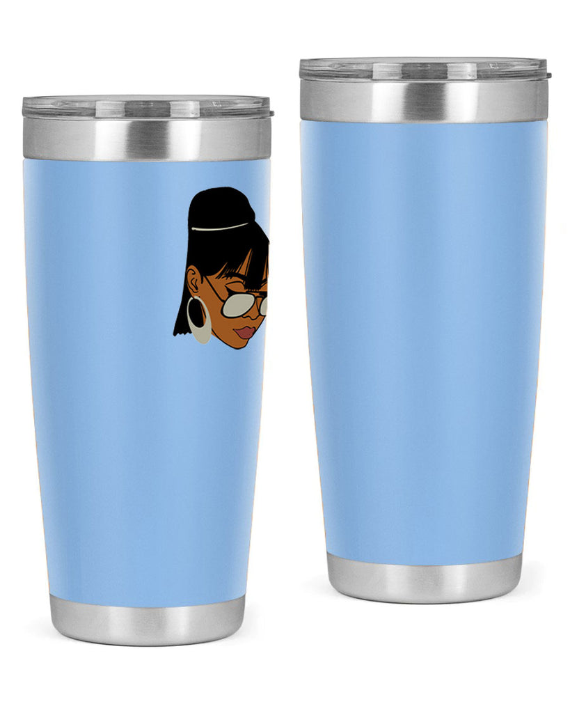 black afro 40#- women-girls- Tumbler