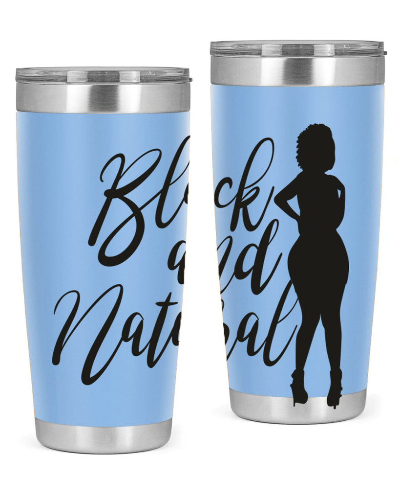black and natural 22#- women-girls- Tumbler