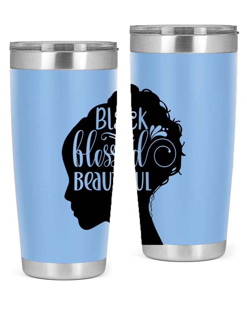 black blessed beautiful Style 62#- women-girls- Tumbler