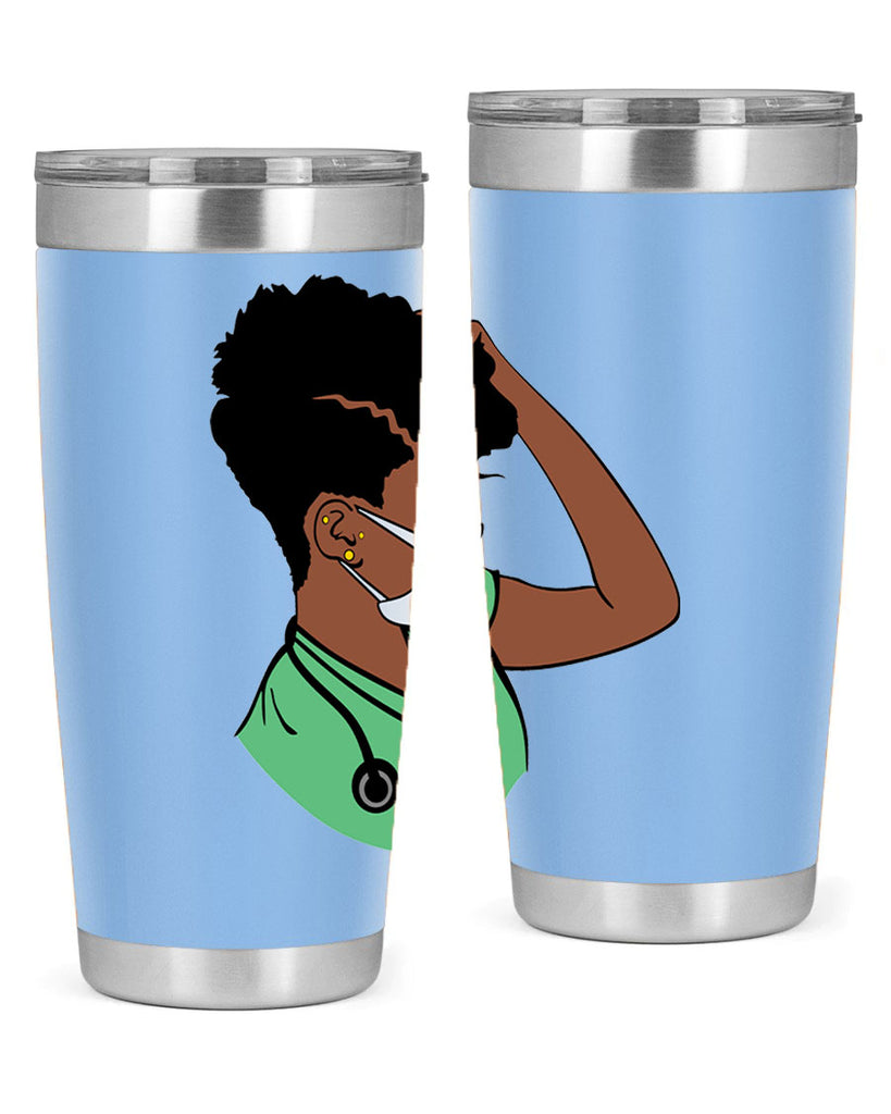 black nurse 2#- women-girls- Tumbler