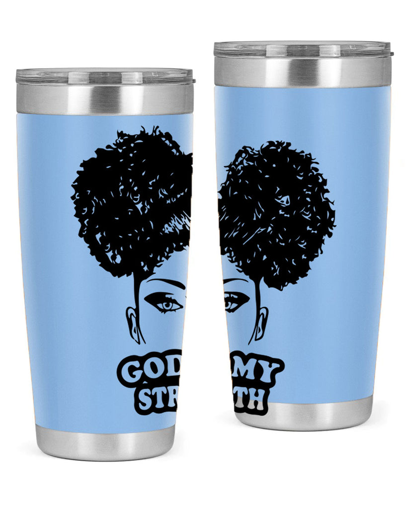 god is my strength 2#- women-girls- Tumbler