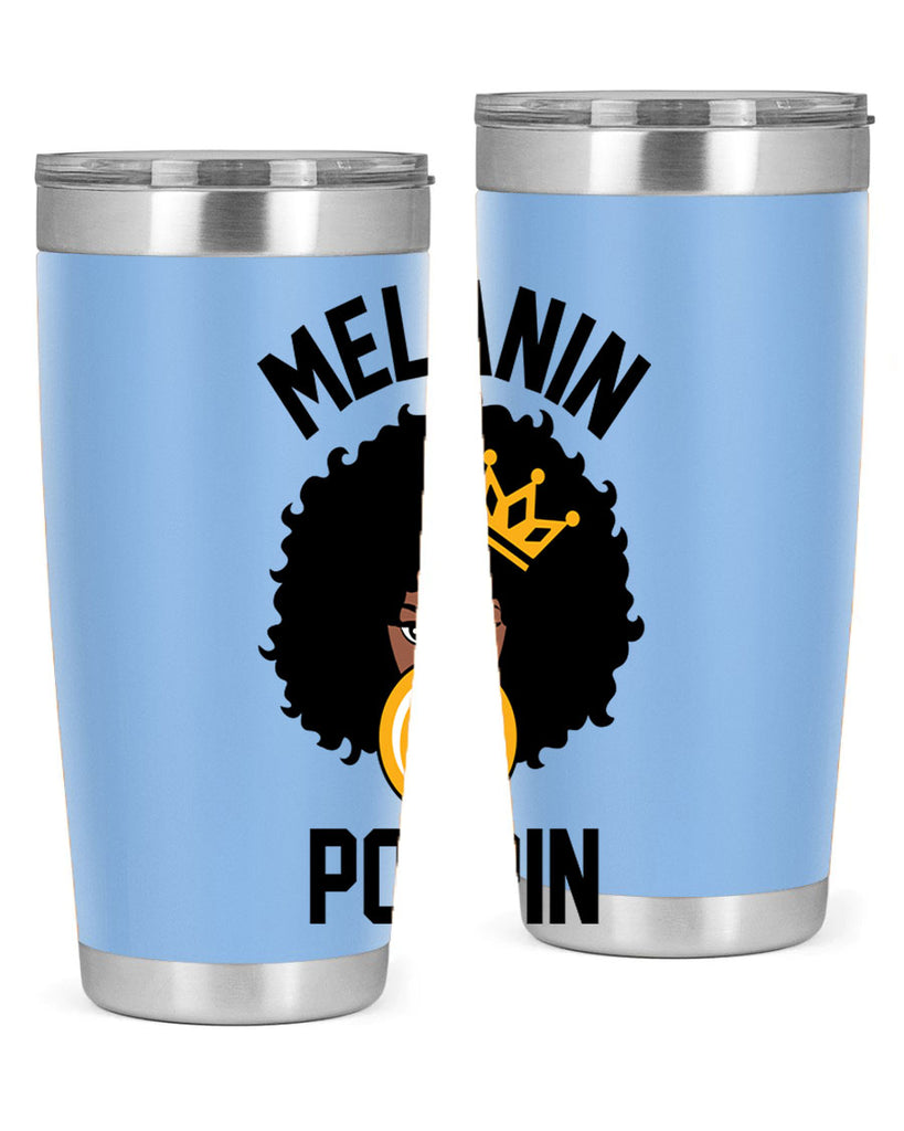 melanin poppin afro girl 25#- women-girls- Tumbler