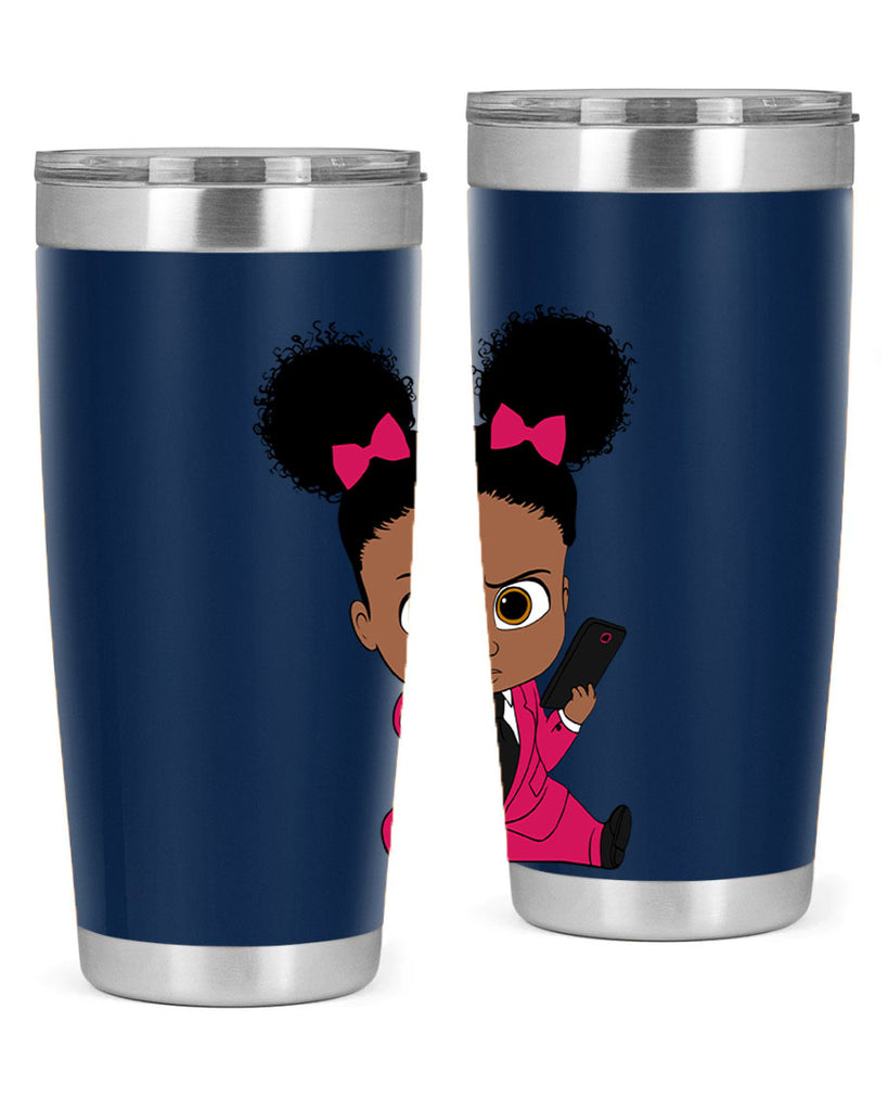 Black girl style 3#- women-girls- Tumbler