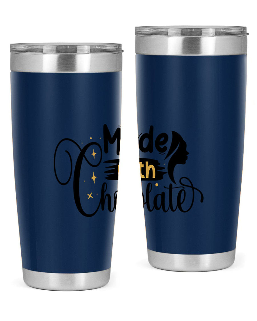 Made with chocolate Style 24#- women-girls- Tumbler