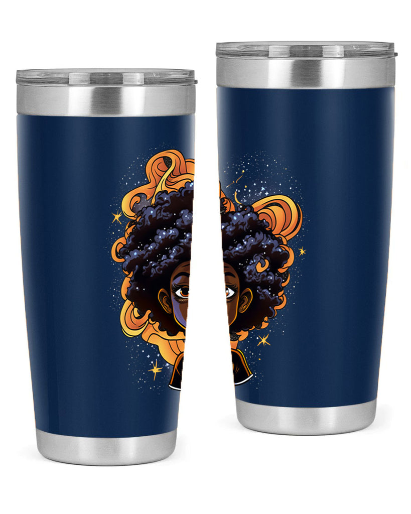Sparkling Black Girl Design 12#- women-girls- Tumbler