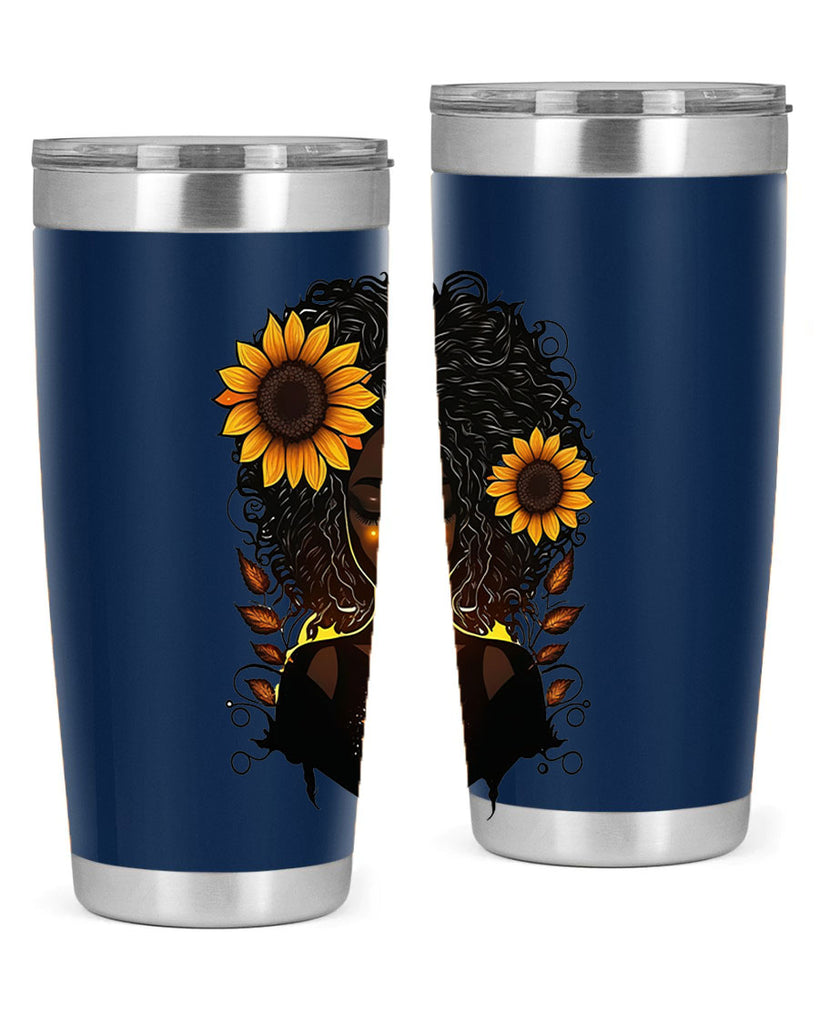 Sparkling Black Girl Design 13#- women-girls- Tumbler