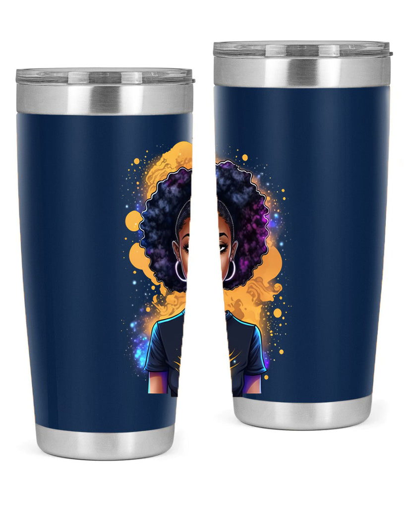Sparkling Black Girl Design 15#- women-girls- Tumbler
