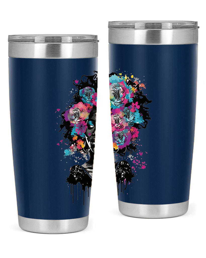 Sparkling Black Girl Design 17#- women-girls- Tumbler