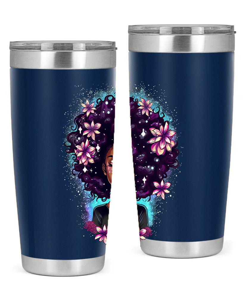 Sparkling Black Girl Design 3#- women-girls- Tumbler
