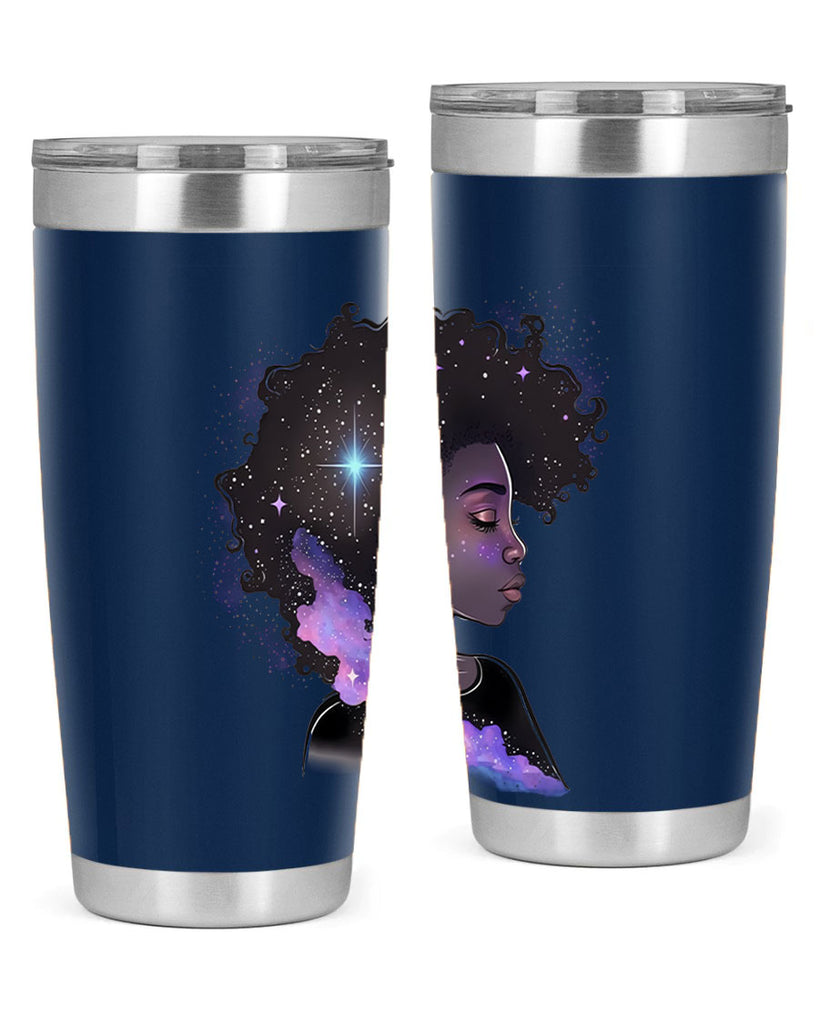 Sparkling Black Girl Design 4#- women-girls- Tumbler