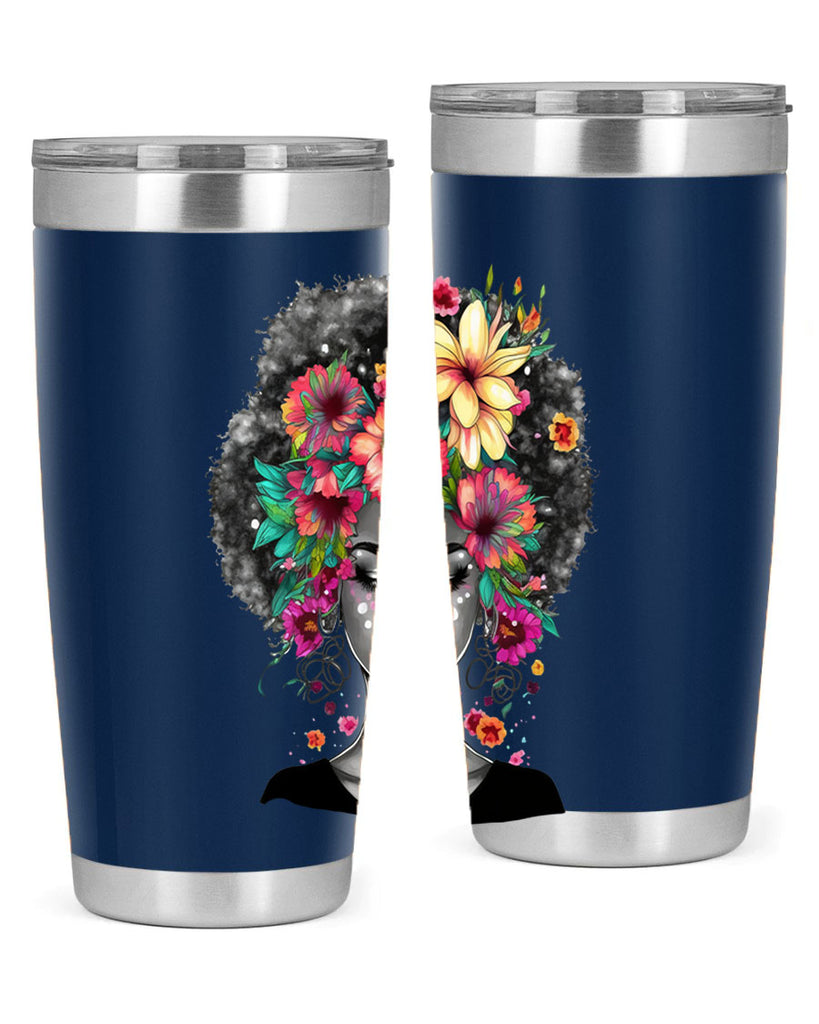 Sparkling Black Girl Design 9#- women-girls- Tumbler