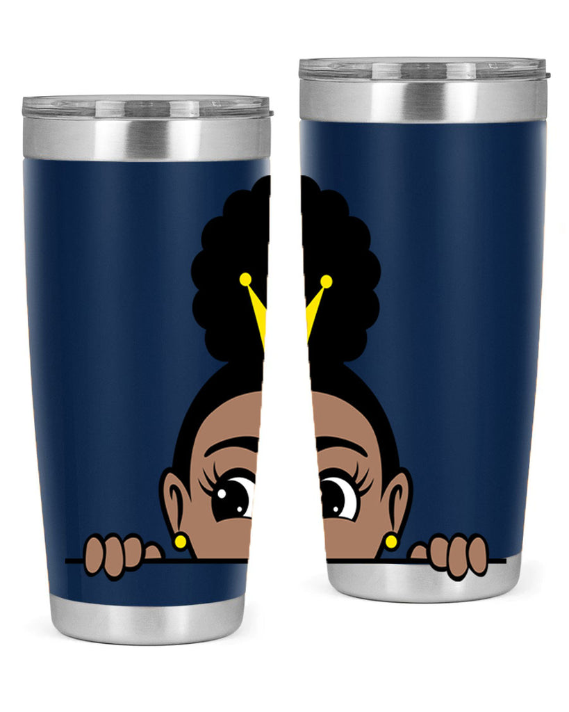 afro puff crown girl 2#- women-girls- Tumbler