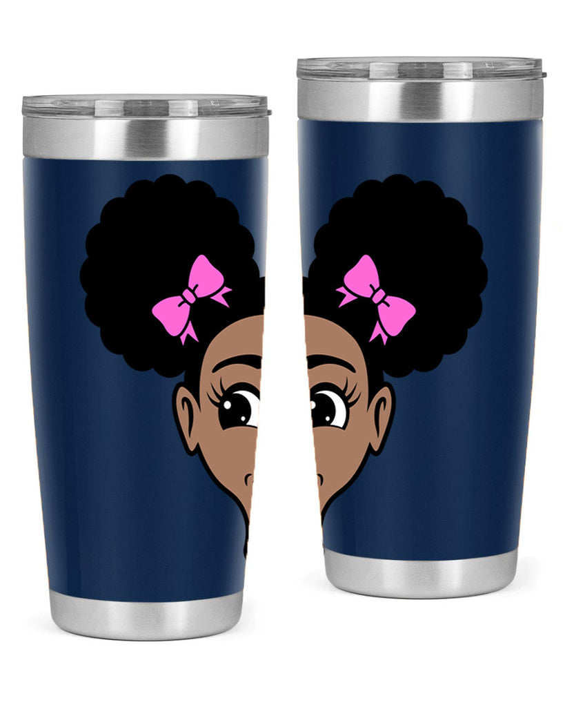 afro puffs girl 76#- women-girls- Tumbler