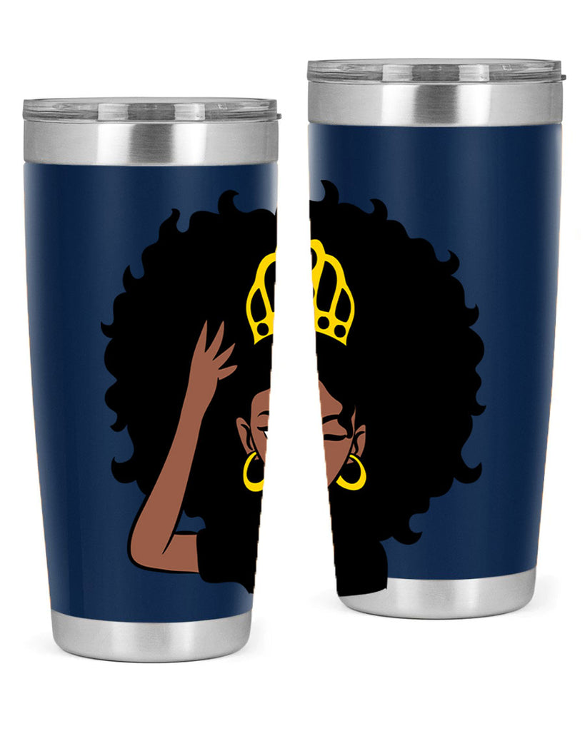 afro queen crown 72#- women-girls- Tumbler
