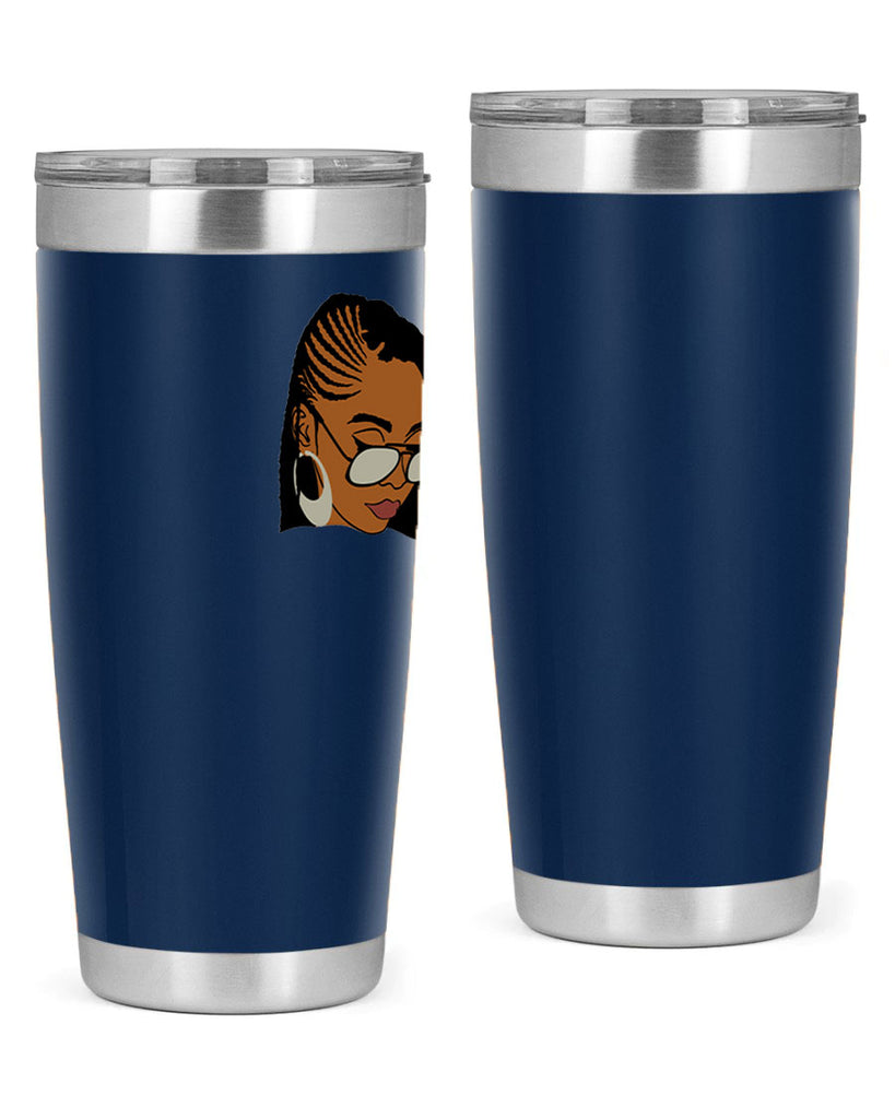 black afro 39#- women-girls- Tumbler