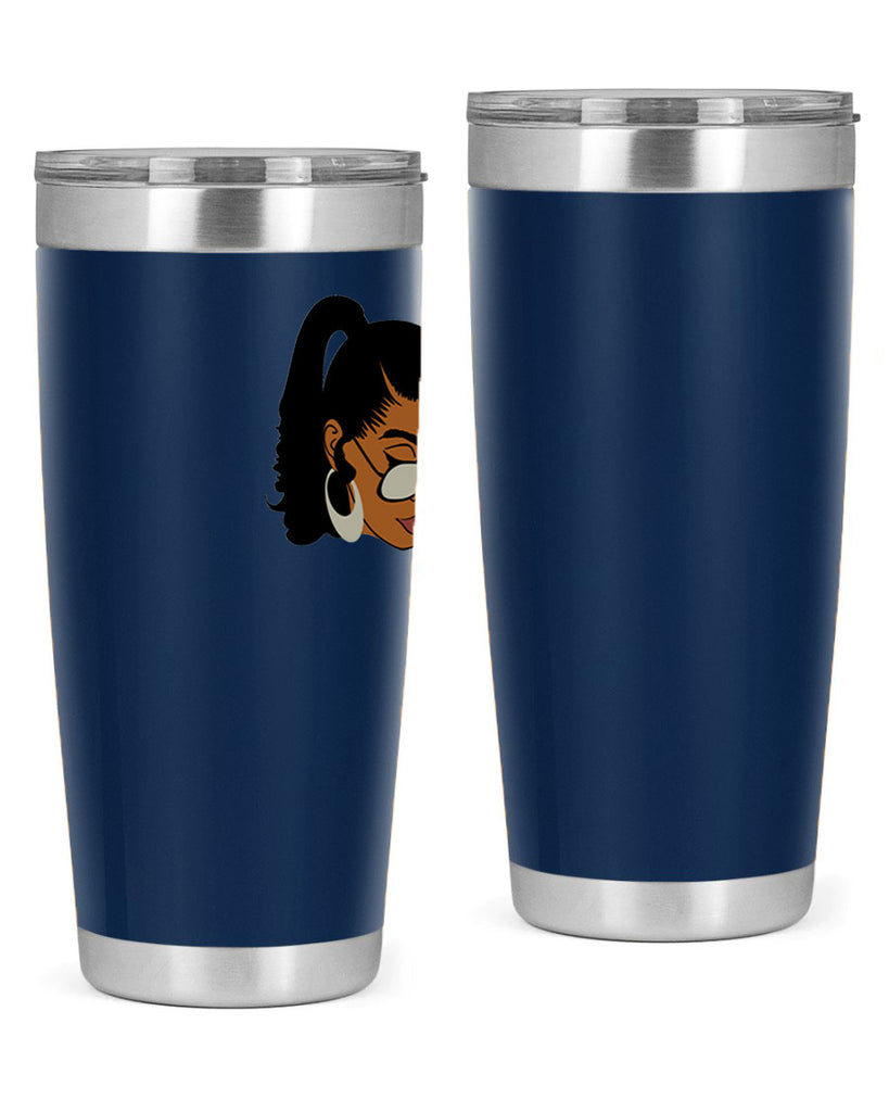 black afro 42#- women-girls- Tumbler