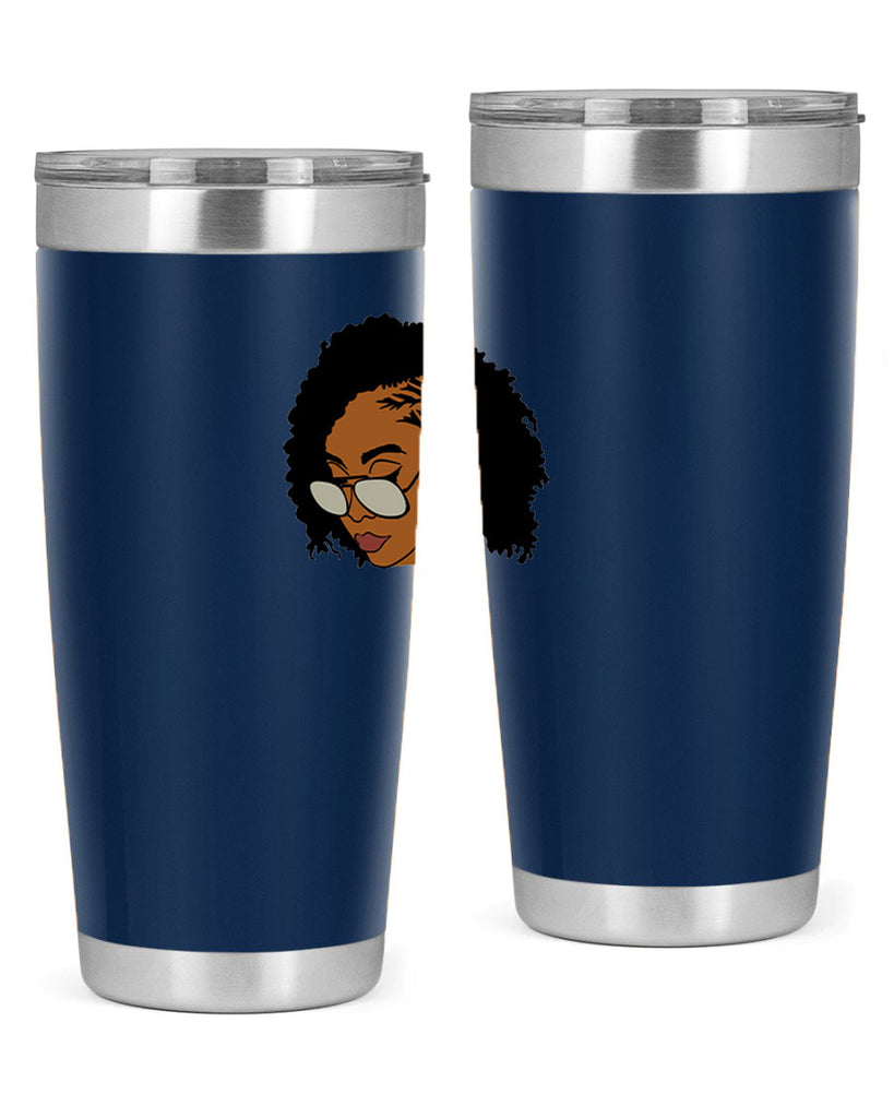 black afro 47#- women-girls- Tumbler
