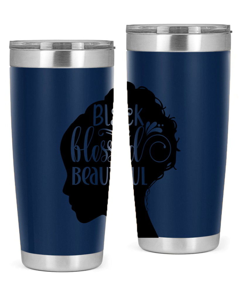 black blessed beautiful Style 62#- women-girls- Tumbler