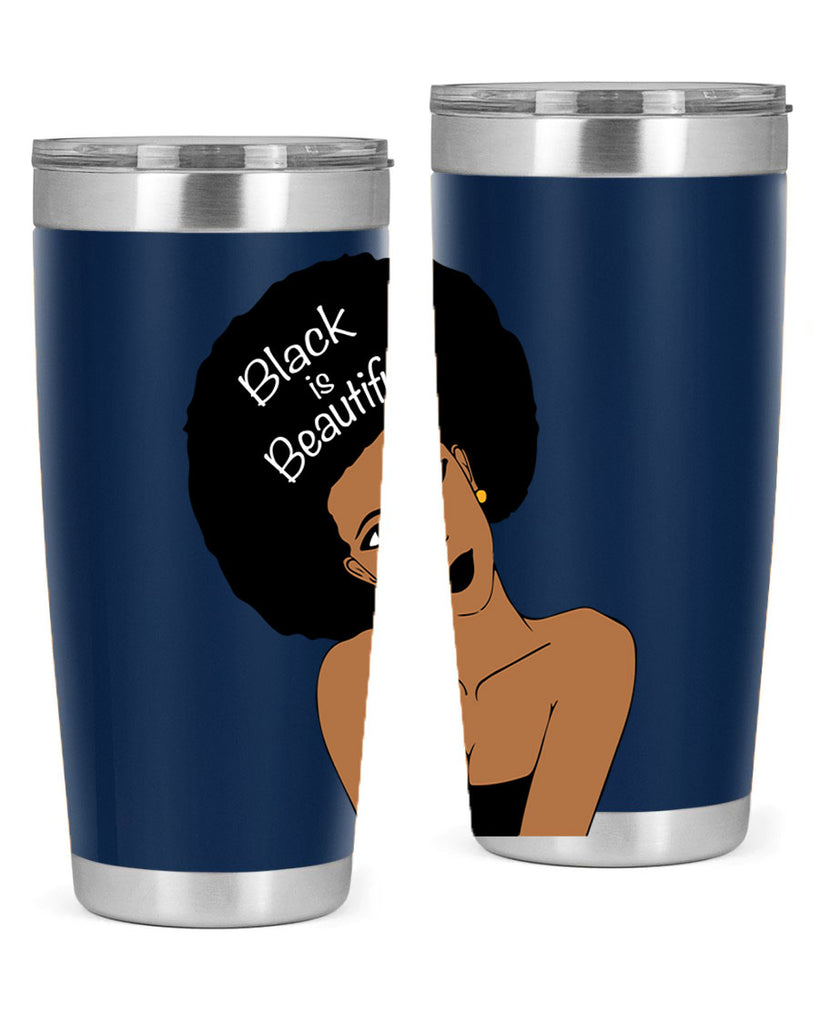 black is beautiful 13#- women-girls- Tumbler