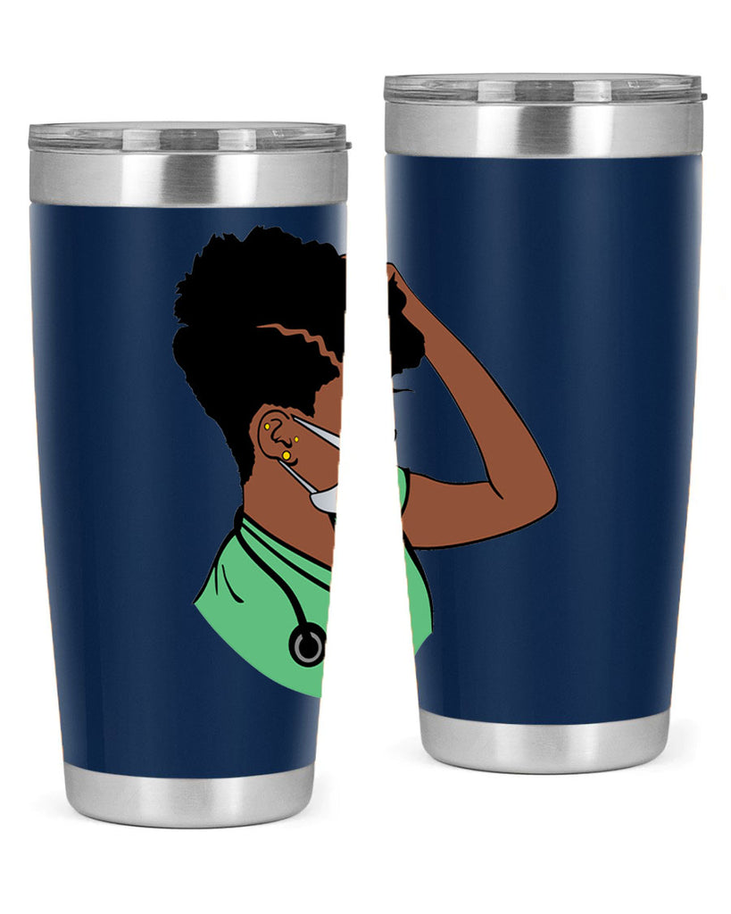 black nurse 2#- women-girls- Tumbler