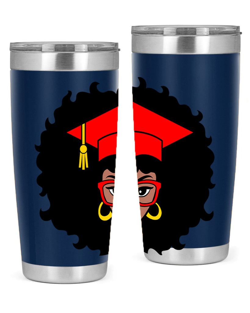 graduation black woman 32#- women-girls- Tumbler