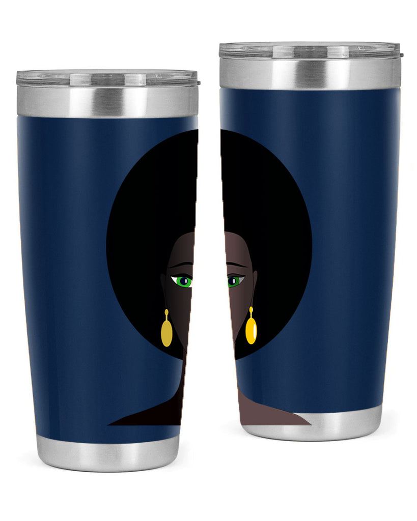 machovka black woman with green eyes 27#- women-girls- Tumbler
