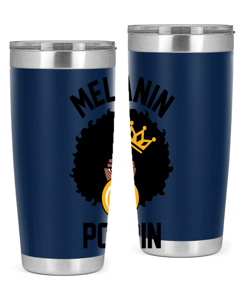 melanin poppin afro girl 25#- women-girls- Tumbler