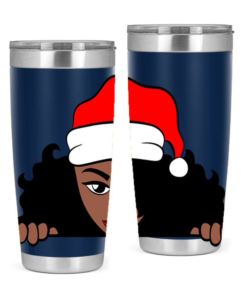peekaboo santa girl 22#- women-girls- Tumbler