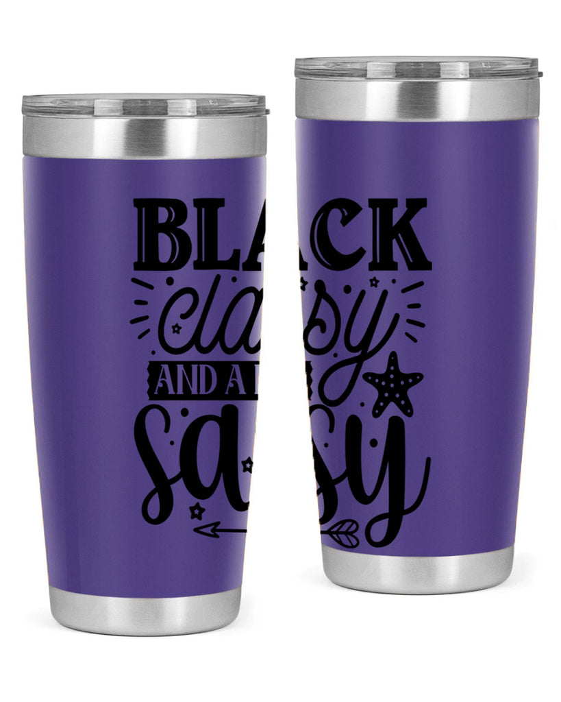 Black classy and a bit sassy Style 61#- women-girls- Tumbler