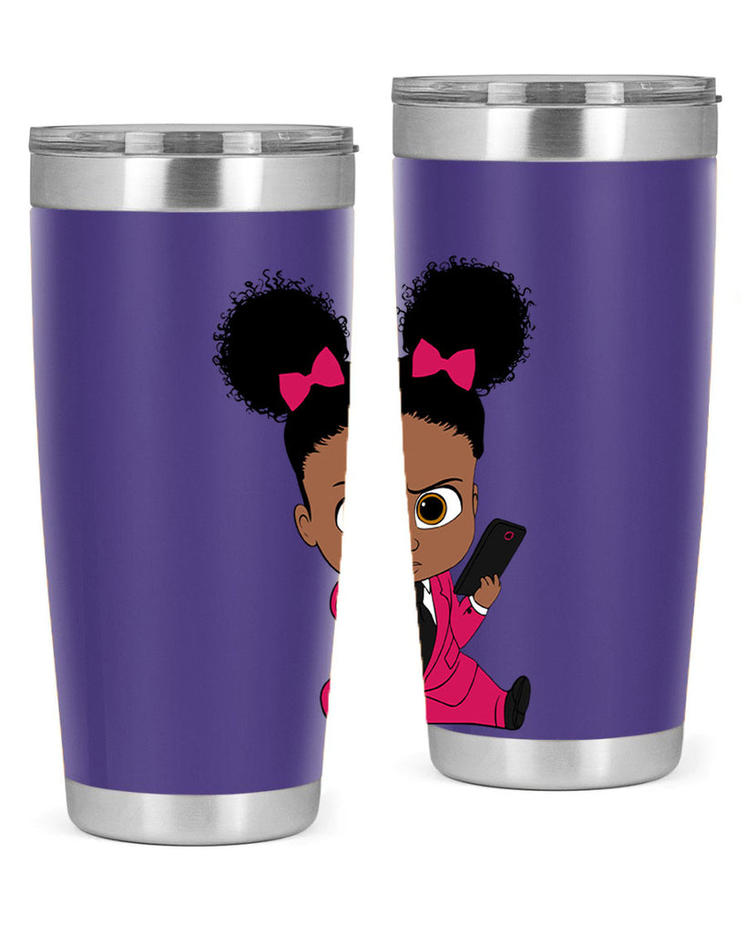 Black girl style 3#- women-girls- Tumbler