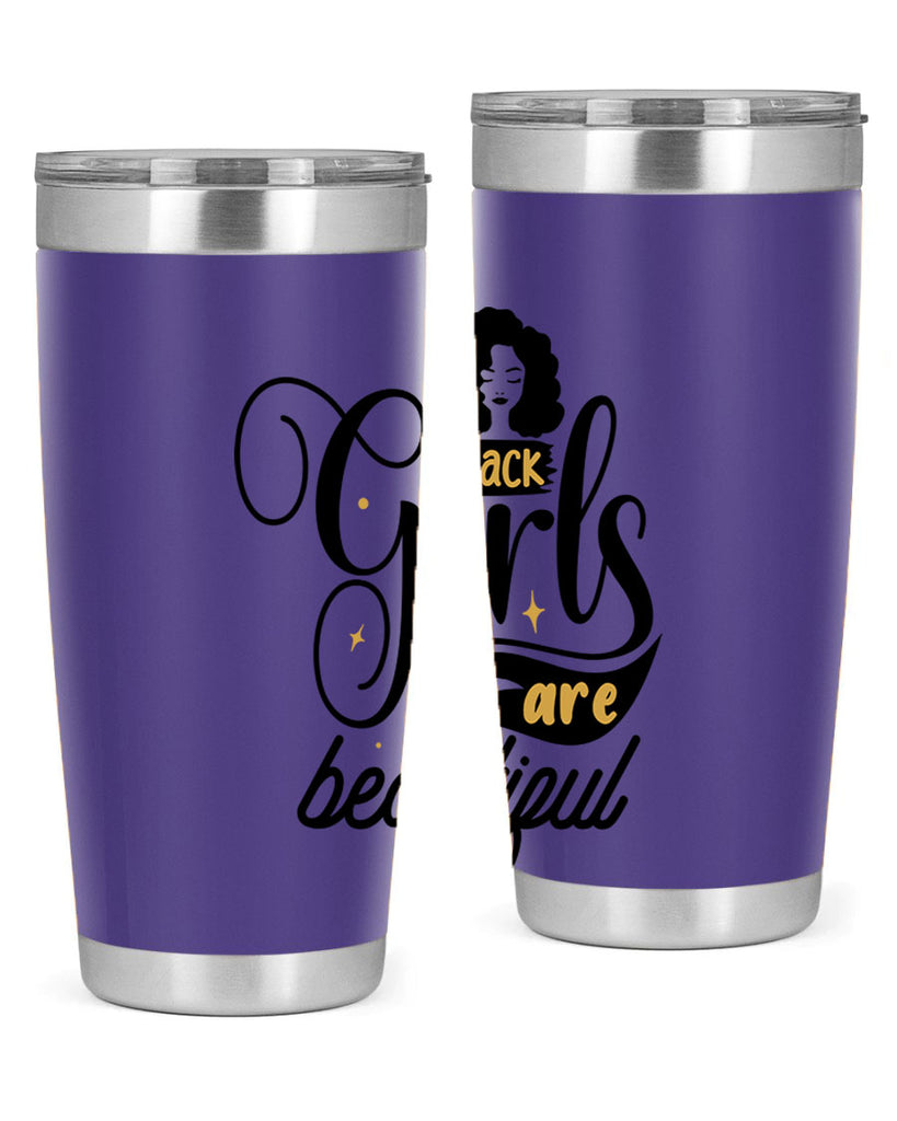 Black girls are beautiful Style 58#- women-girls- Tumbler