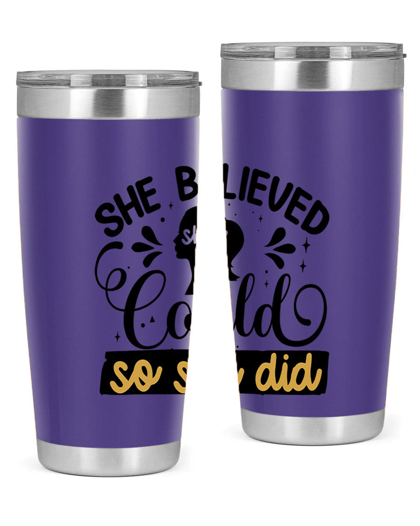 She believed she could she did Style 7#- women-girls- Tumbler