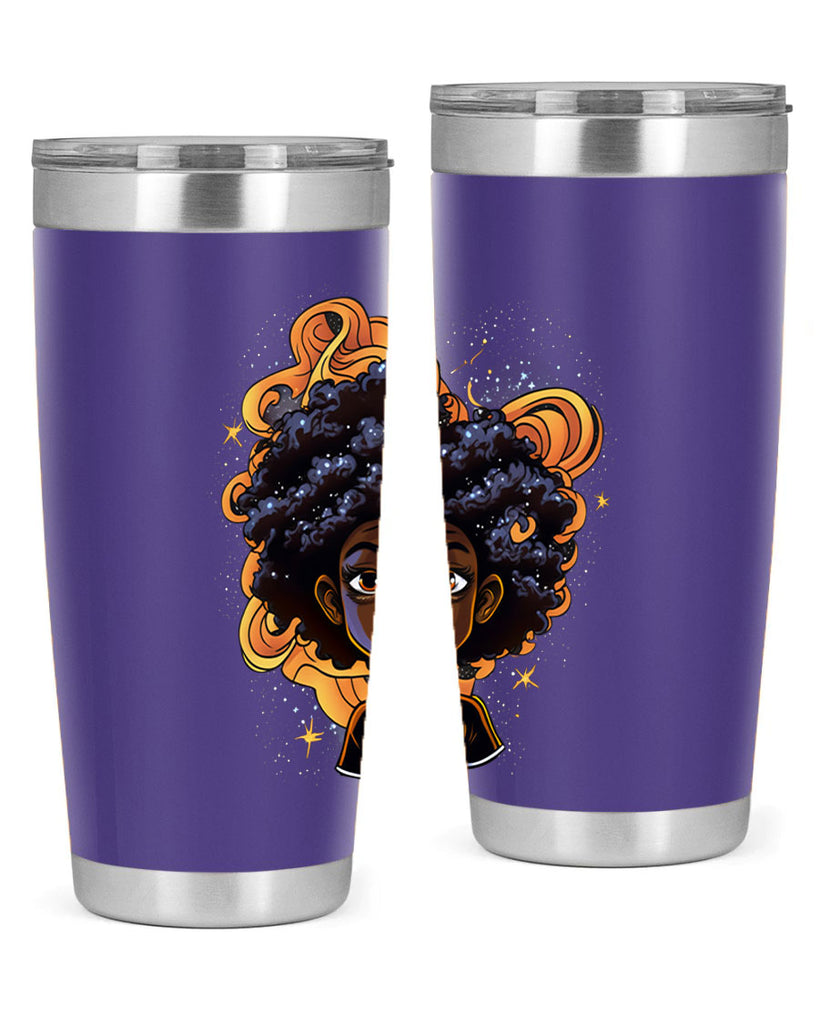 Sparkling Black Girl Design 12#- women-girls- Tumbler