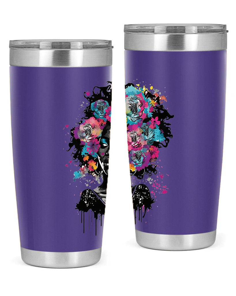 Sparkling Black Girl Design 17#- women-girls- Tumbler