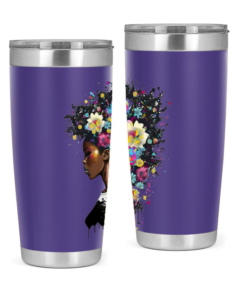 Sparkling Black Girl Design 2#- women-girls- Tumbler